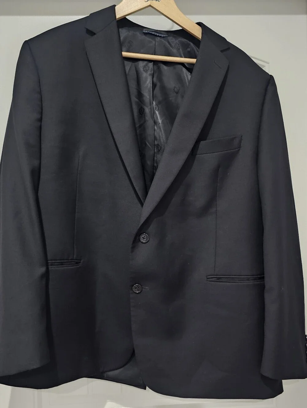 Classic Men's Black Two-Button Blazer Lauren, By Ralph Lauren